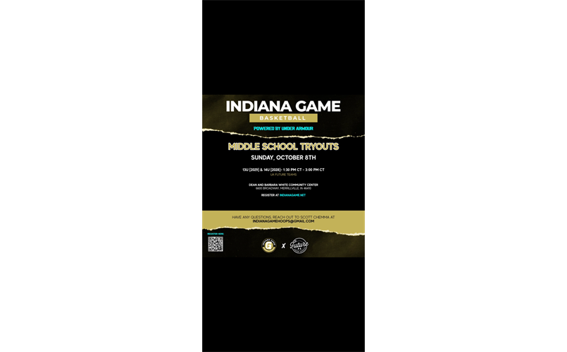Indiana Game Middle School Spring/Summer Tryouts