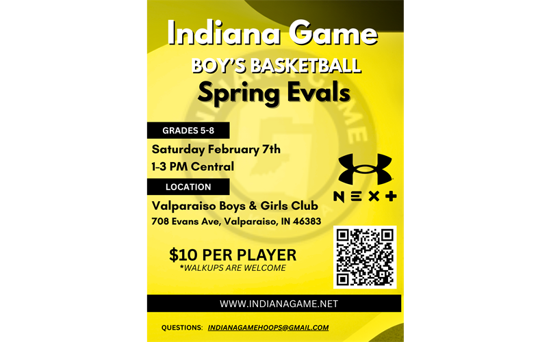 Boys Spring/Summer Middle School 2026 Tryouts